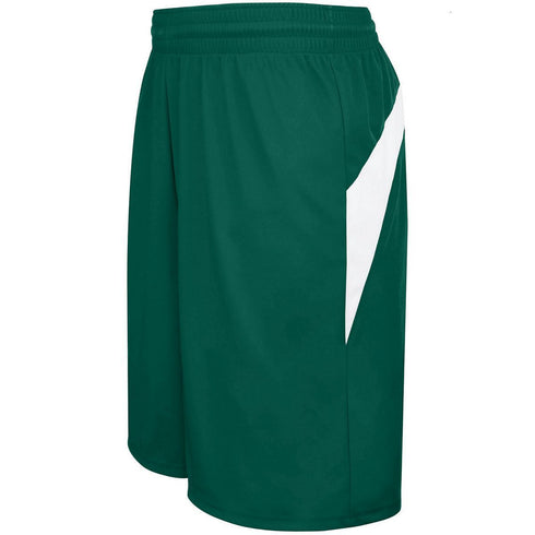Russell Athletic Transition Game Shorts (335840-C), Color 'Forest/White'